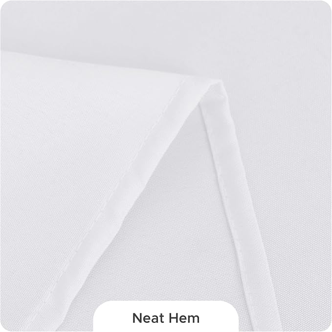 Fitable 8 Pack White Table Cloths 70x108 Inch for 6 Ft Rectangle Tables - Image 8
