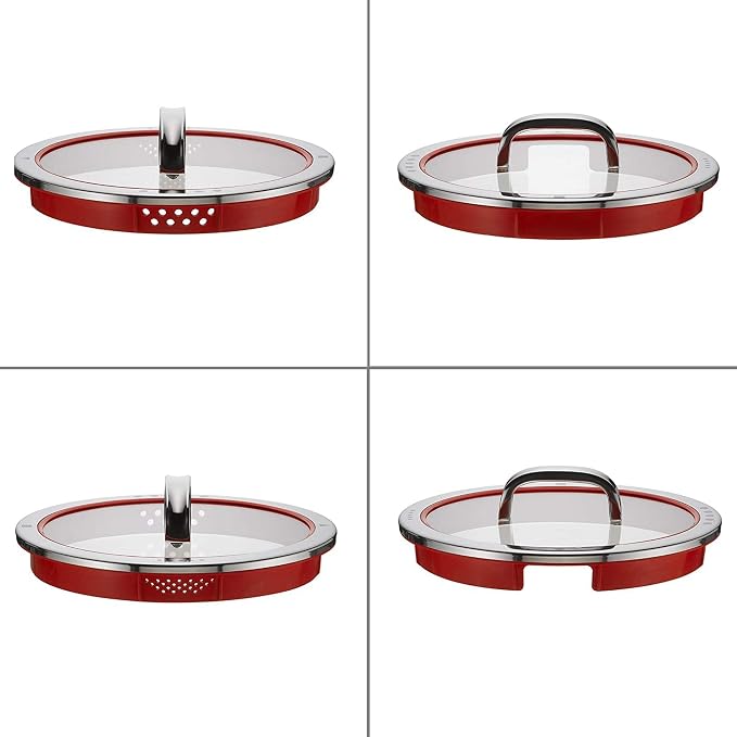 WMF 20cm Casserole, 3.4L, Brushed Stainless Steel, Suitable for All Stove Tops, Including Induction, Dishwasher-Safe, With Lid - Image 3