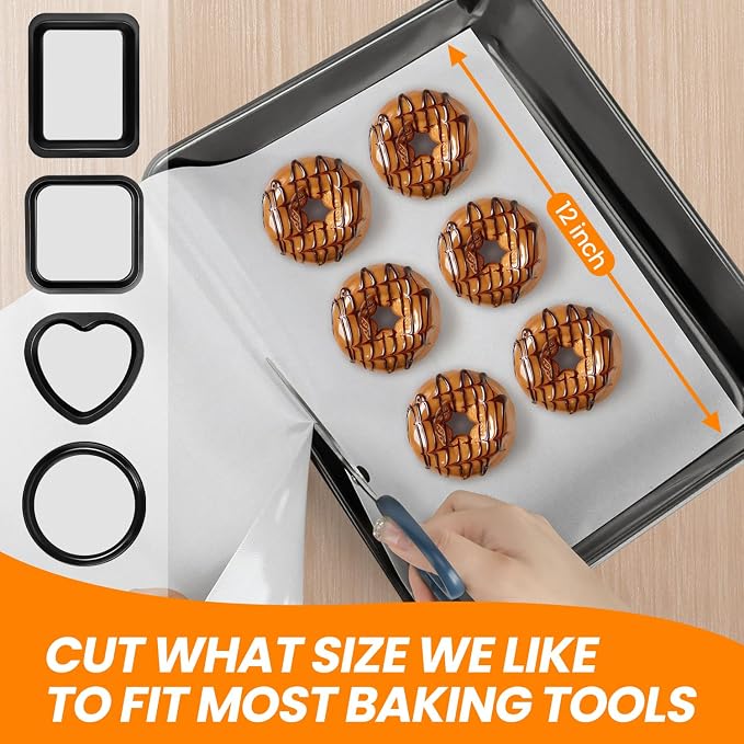 Silicone Baking Mat Roll - Best German Silicone -Heat Resistant Pie Cookie Bread Pizza Macaron Baking Mat, Silicone Pastry Mat, Non-Stick Dough Mat Non-slip Silicone Mat Roll for Countertop Protector - Image 3