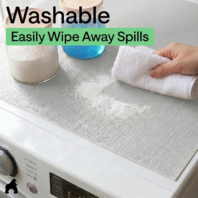 GORILLA GRIP Shelf Liner, Kitchen Drawer Protector, 12x240 Light Gray - Image 9