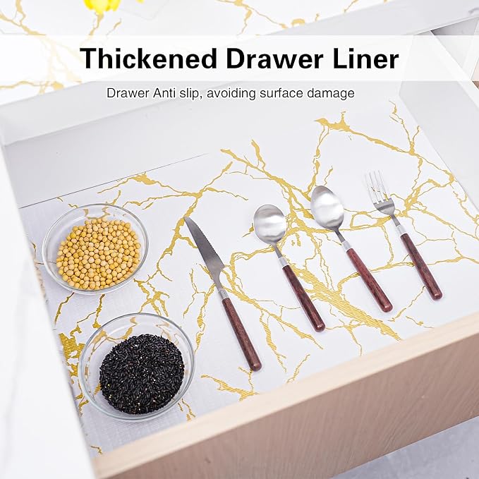 Drawer and Shelf Liner for Kitchen Cabinet Non-Adhesive 18in x 20FT - Image 3