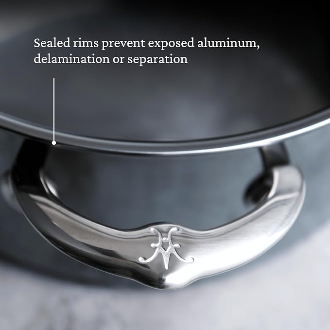 Hestan - NanoBond Collection - Stainless Steel Titanium Sauté Pan, Induction Cooktop Compatible, 5 Quart - Image 7