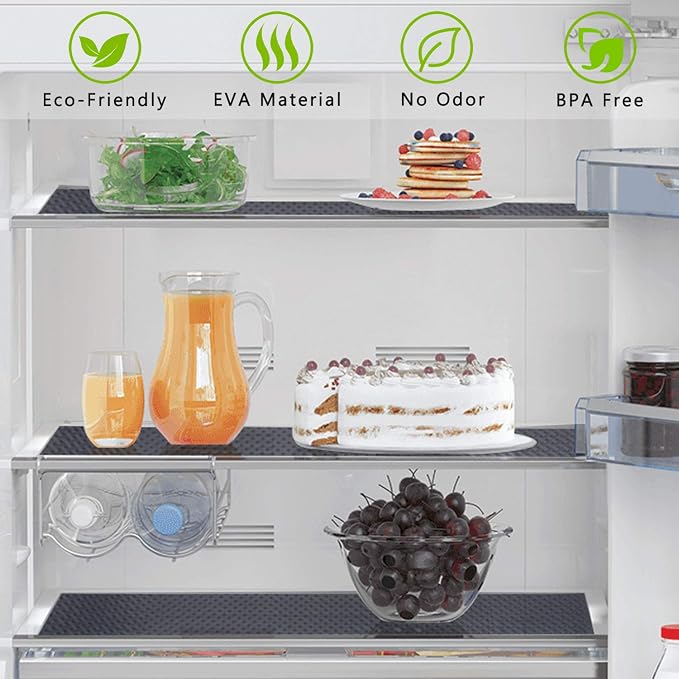 Kitchen Shelf Liner Drawer Liner, 23.6"W x 196.8"L Non Adhesive Cabinet Mat - Image 2