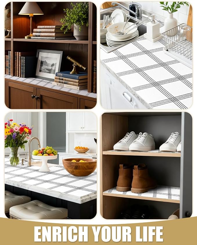 Drawer and Shelf Liners for Kitchen Cabinets Non-Adhesive - Image 7