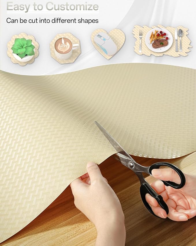 GTJ Shelf and Drawer Liner for Kitchen Cabinet Non-Adhesive Non Slip - Image 6