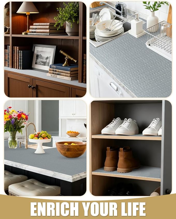 Drawer and Shelf Liners for Kitchen Cabinets Non-Adhesive - Image 7