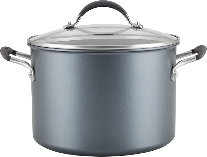 Circulon A1 Series Nonstick Induction Stockpot with Lid, 8-Quart, Graphite by Circulon