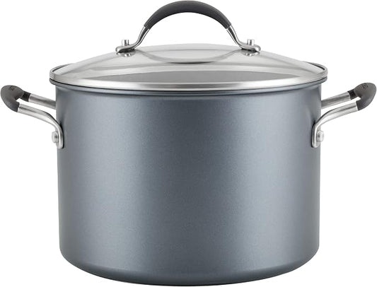 Circulon A1 Series Nonstick Induction Stockpot with Lid, 8-Quart, Graphite by Circulon