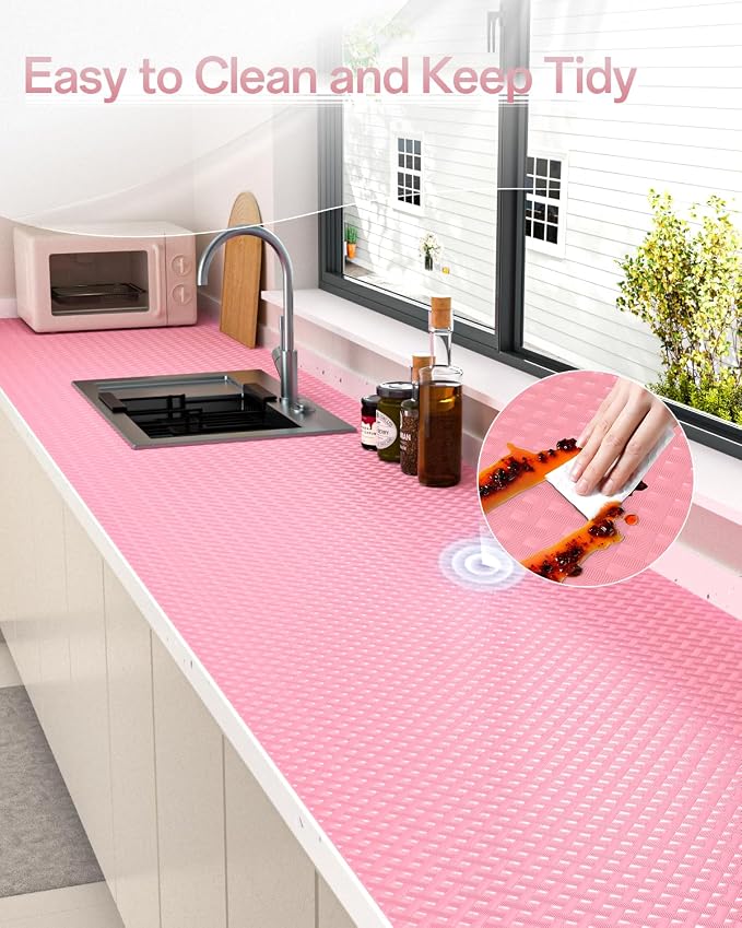 GTJ Shelf and Drawer Liner for Kitchen Cabinet Non-Adhesive Non Slip - Image 7