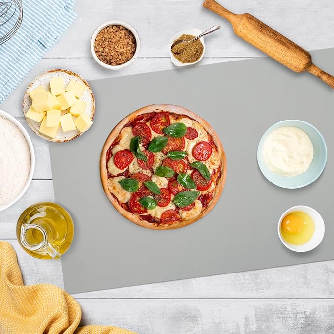 Silicone Mat Heat Resistant Mats for Countertop, Multipurpose Large Silicone Mats for Crafts Kitchen Workbench Size 48x24 inches Thick 2mm,Rolled Package,Grey - Image 4