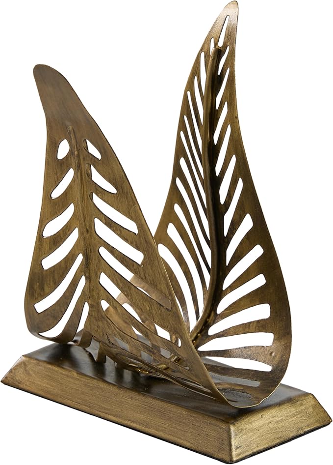 Park Designs Antique Brass Leaf Napkin Holder by ParkDesigns