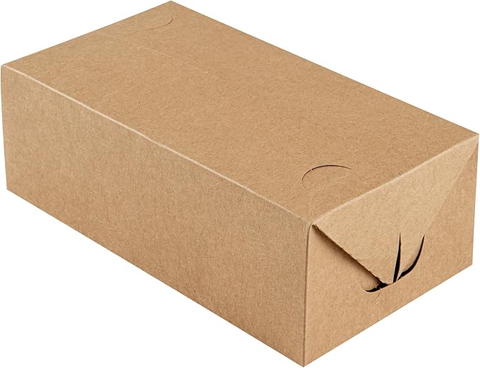 Restaurantware Takeout Food Container 400 Count 71 Ounce Paper Disposable Food Box Spill-Resistant Rectangular Kraft Box Secure Closure Brown - Image 6