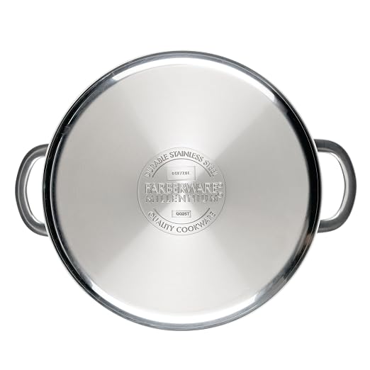 Farberware Millennium Stainless Steel Stockpot with Lid, Induction Ready, Compatible with All Cooktops, Metal Utensil Safe, 8 Quart Dutch Oven, Dishwasher Safe - Stainless Steel - Image 11