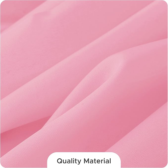 Fitable 8 Pack Pink Tablecloths 84 Inch Round for 36"-60" Tables - Image 3