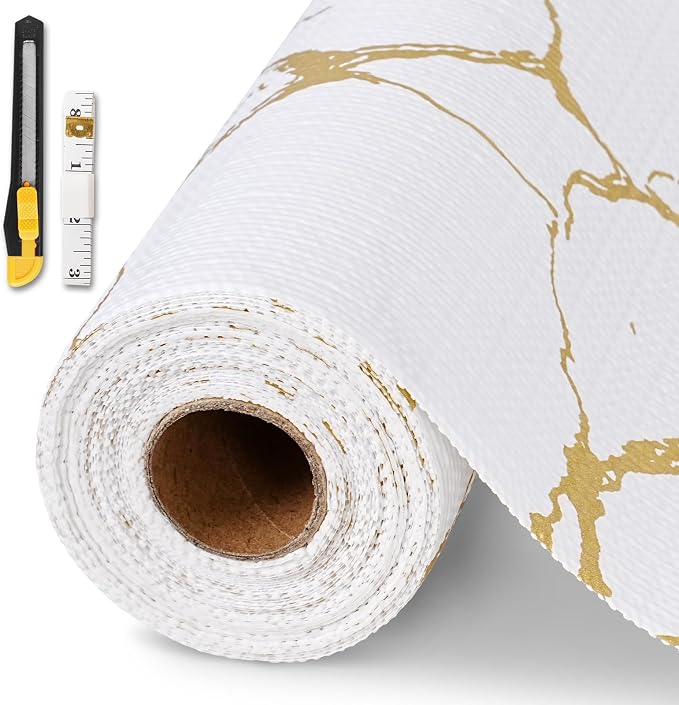 Drawer and Shelf Liner for Kitchen Cabinet Non-Adhesive 12in x 30FT by GTJ