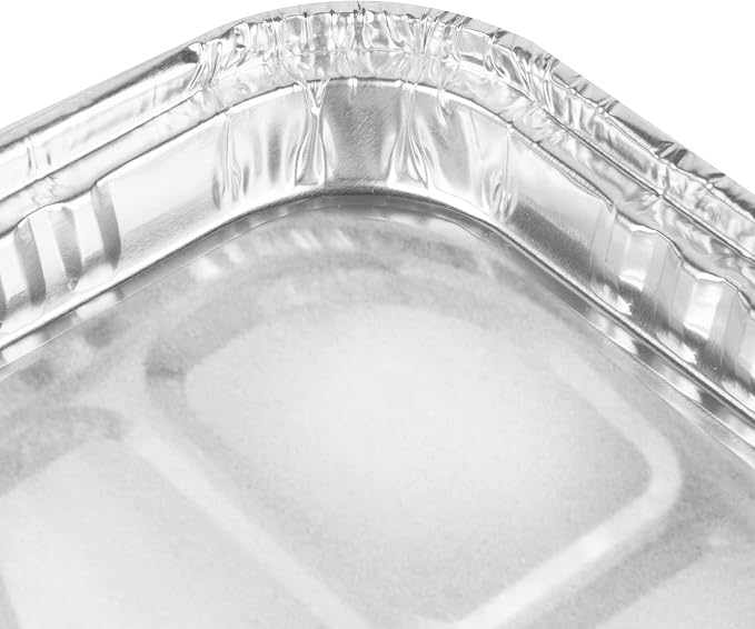 (200 Pack) 1/4 Size Cookie Sheet Baking Cake Pans l 12.8” x 8.9” Disposable Aluminum Foil Trays l Premium Heavy Duty Nonstick Baking Sheets Reusable - Image 6