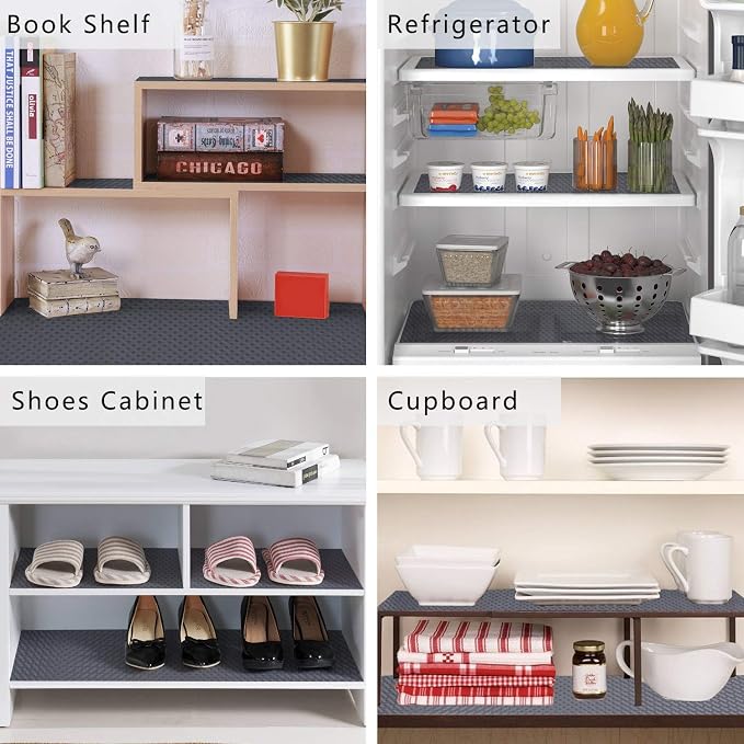 Kitchen Shelf Liner Drawer Liner, 23.6"W x 196.8"L Non Adhesive Cabinet Mat - Image 7