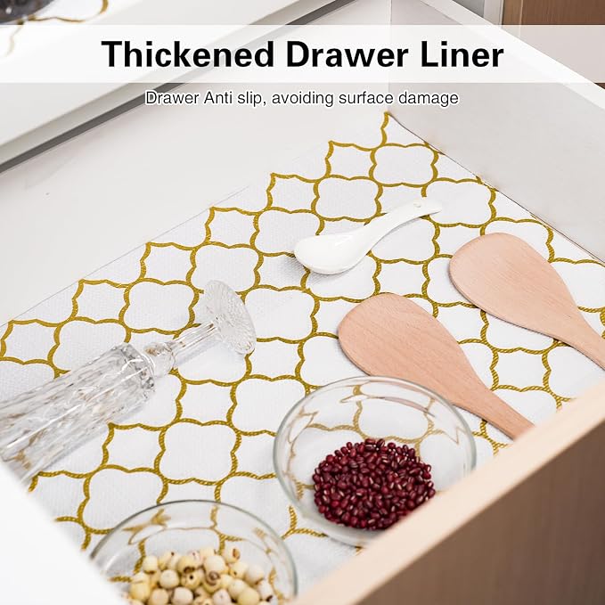 Drawer and Shelf Liner for Kitchen Cabinet Non-Adhesive 12in x 10FT - Image 4