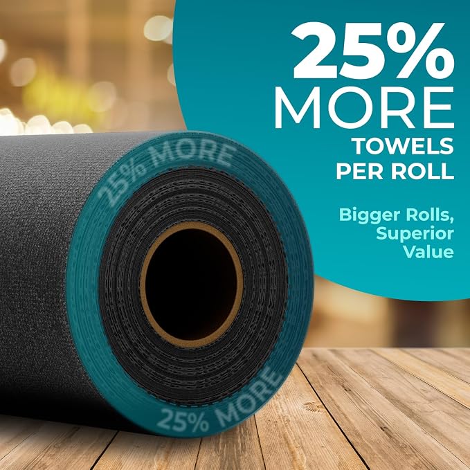 200 Pack Microfiber Cleaning Cloth Roll - Tear Away Reusable Paper Towels Washable, 11.8" Ultra Absorbent Cleaning Supplies for Housekeeping, Cleaning Rags Microfiber Towel, Lint Free Cloth Value Pack - Image 2