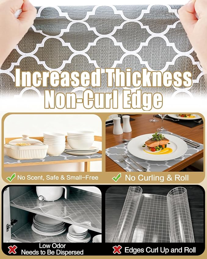 Drawer and Shelf Liners for Kitchen Cabinets Non-Adhesive - Image 4