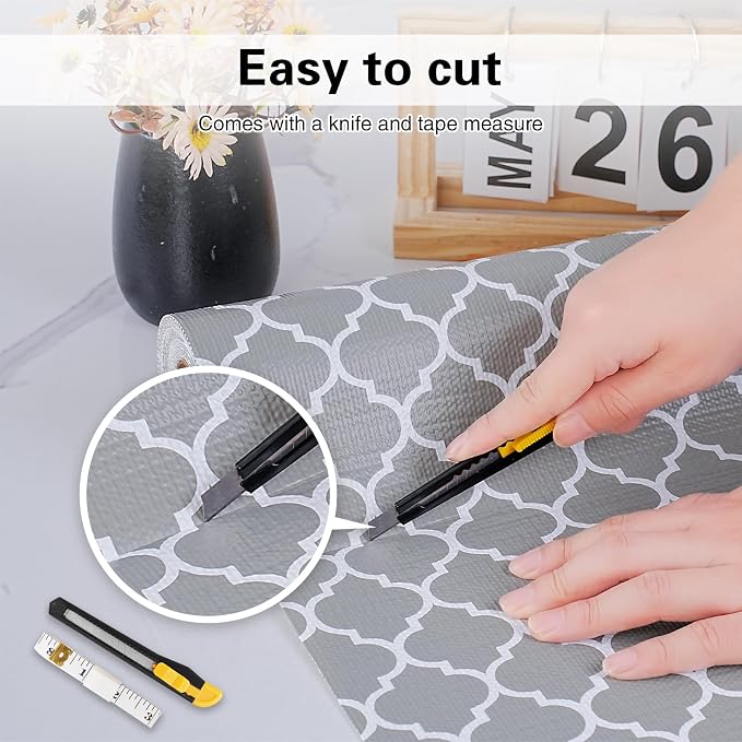Drawer and Shelf Liner for Kitchen Cabinet Non-Adhesive 18in x 30FT - Image 4