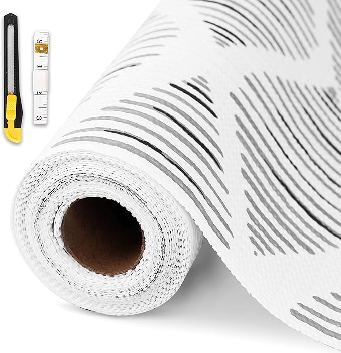 Drawer and Shelf Liner for Kitchen Cabinet Non-Adhesive 18in x 10FT by GTJ