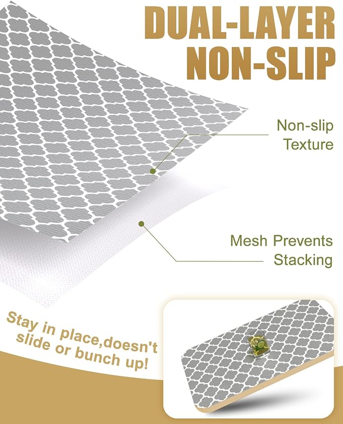 Drawer and Shelf Liners for Kitchen Cabinets Non-Adhesive - Image 2