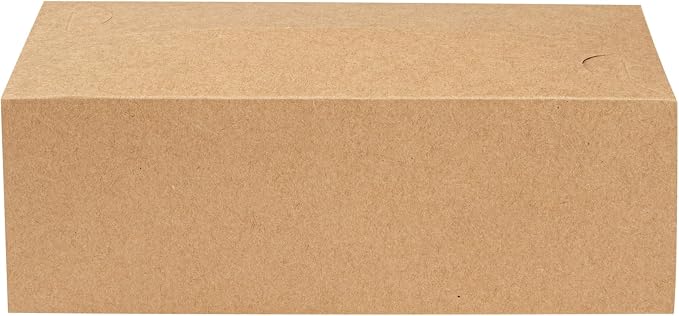 Restaurantware Takeout Food Container 400 Count 71 Ounce Paper Disposable Food Box Spill-Resistant Rectangular Kraft Box Secure Closure Brown - Image 2