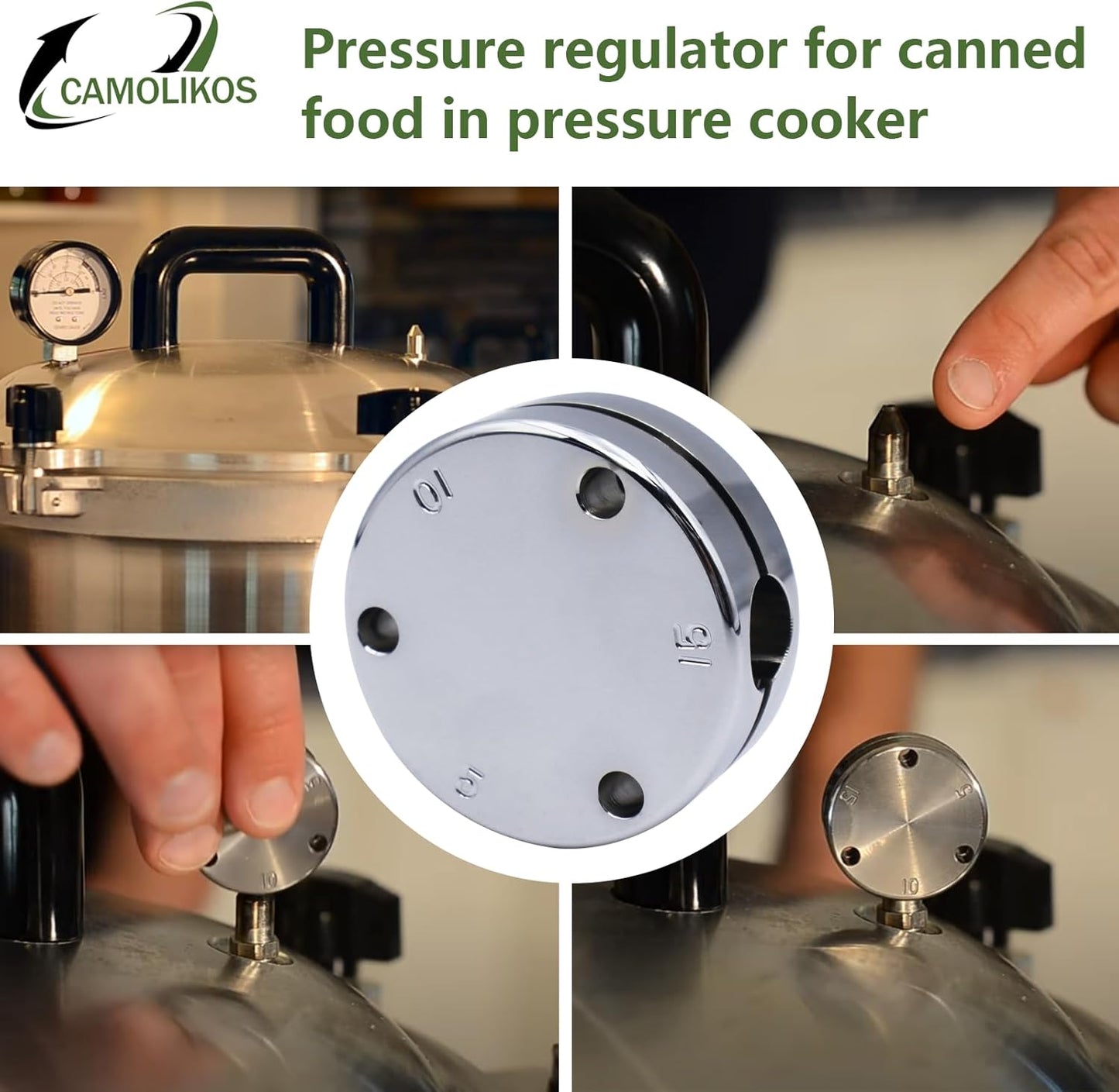 Pressure Regulator Weight Fits for All American Pressure Cooker Canner 10.5qt 15.5qt 21.5qt 25qt 30qt 41.5qt Part of the Automatic Pressure Control