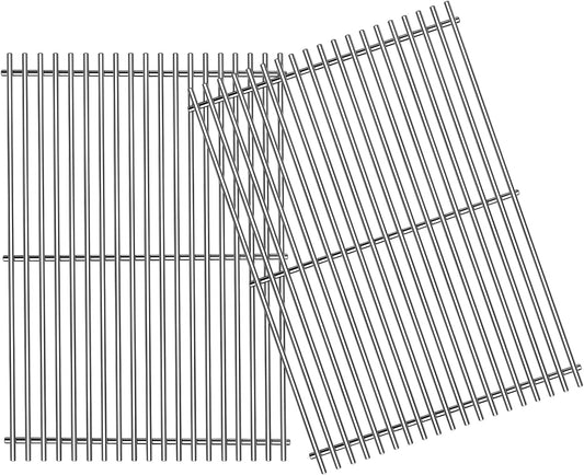 9MM 18 7/8" Stainless Steel Genesis 2 Grill Grates for Weber Genesis ii E-310 E-315 E-325 E-330 E-340 S-335 S-340 GS4 Genesis ii Grill Parts for Weber 66095 Genesis ii 300 LX 300 Series