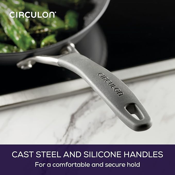 Circulon A1 Series Nonstick Induction Frying Pan Set, 6-Piece, Graphite - Image 5