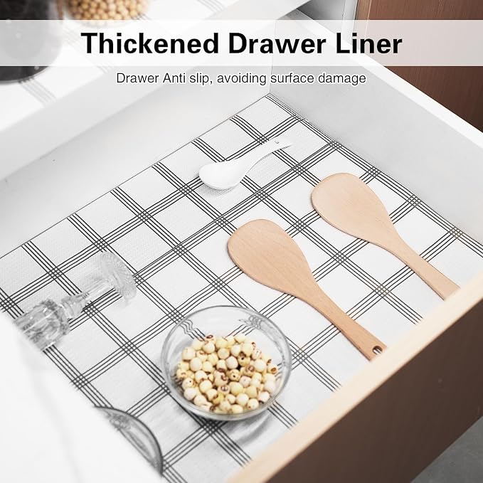 Drawer and Shelf Liner for Kitchen Cabinet Non-Adhesive 18in x 10FT - Image 3