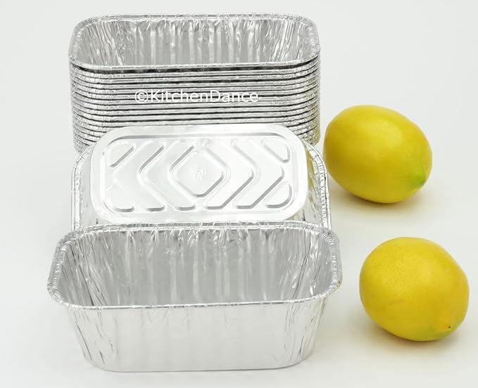Handi-Foil KitchenDance Disposable Aluminum Loaf Pan - 15 Ounces Aluminum Foil Pan for Bread, Fruit Cakes - Baking Pans for Baking, Cooking,5000, 2000 - Image 8