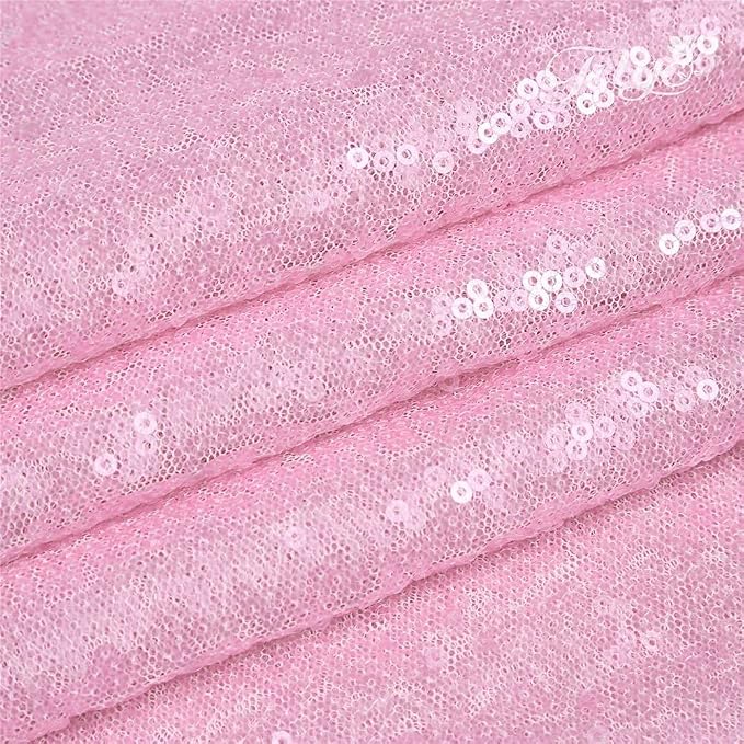 Pink Sequin Table Runner 12 Pack 12''x72'' Glitter Table Runner - Image 6