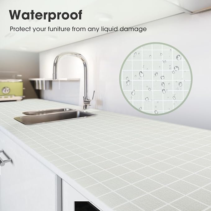 Beautysaid Shelf and Drawer Liner for Kitchen Cabinet Non Adhesive Non Slip - Image 5