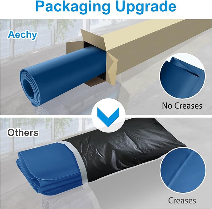 AECHY Silicone Mats for Kitchen Counter 47"x23.6"x0.08”, Largest Heat Resistant Mat Shipped Rolled Up Kitchen Island Silicone Countertop Protector Mat Nonslip Extra Large Counter Mat, Blue | Largest Size, Heat Resistant, Nonslip, Extra Large Countertop... - Image 2