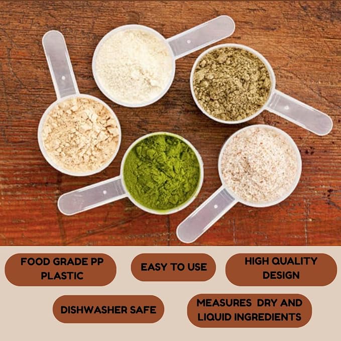 0.625cc Long Handle Measuring Scoop (1/8 Teaspoon/A Pinch / 0.625mL) - Heavy-Duty Plastic Spoon for Powders, Pre-Workout, Supplements, and Spices, 1-Pack - Image 2