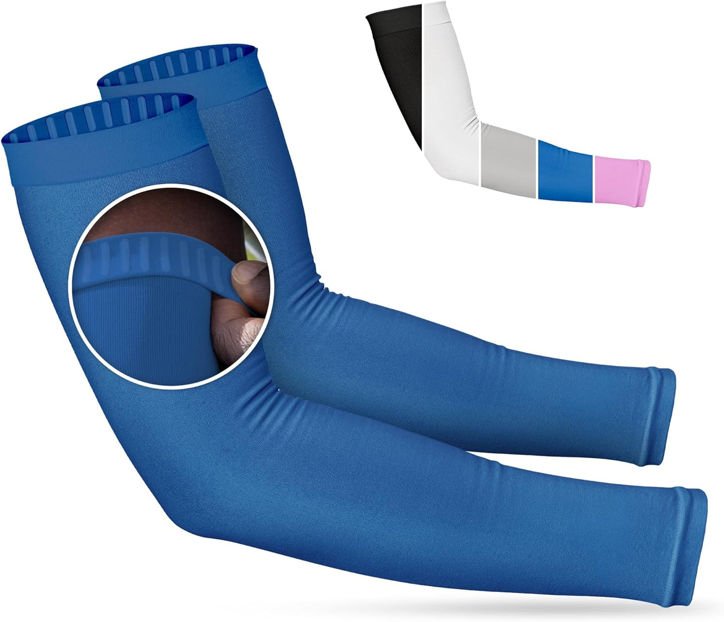 SportsTrail Cooling Arm Sleeves for Men & Women – Breathable, UV Sun Protection, Sports Arm Sleeves for Women, Men & Youth