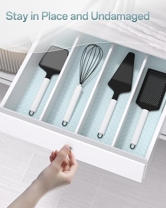 GTJ Shelf and Drawer Liner for Kitchen Cabinet Non-Adhesive Non Slip - Image 8