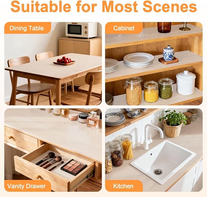 Shelf Liner 24IN x 20FT for Kitchen Cabinet Drawer, Fridge Liner, Spotted - Image 5