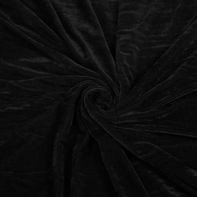 MDS® Pack of 15 | Black | Velvet Table Runner 20 x 120 Inches 10ft Long Luxurious Soft Romantic Wedding Runners for Party Reception Bridal Shower Birthday Banquets Dinner Table Decoration - Image 6