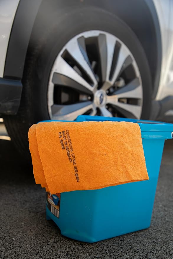 The Original Quality German Shammy Wholesaler since 1983, 10 PK ROYAL BLUE XL 20x28 inch, Authentic 260 Gram Chamois Cloths, Super Absorbent Chamois Towels for car, pet, kitchen, BONUS KITCHEN SHAMMY! - Image 8