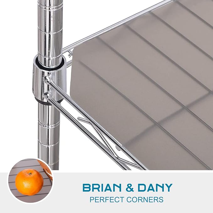 BRIAN & DANY Wire Shelf Liner 18" X 36", Heavy Duty Shelf Liners for Wire Shelving, Waterproof Protector Mats, Set of 4, Charcoal - Image 5