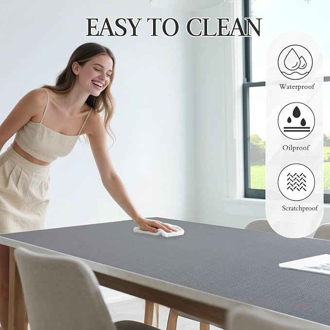 Beautysaid Shelf and Drawer Liner for Kitchen Cabinet Non Adhesive Non Slip - Image 4
