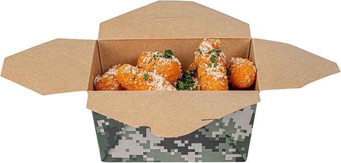 Restaurantware 30 oz Paper Rectangle 1 Bio Box Take Out Container, 50 Ct - Image 11