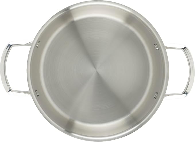 WINCO Tri-Ply Stock Pot, Silver - Image 7