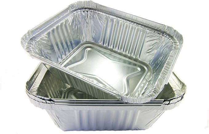 Tiger Chef Aluminum Foil Pans - Disposable Freezer to Oven Safe Containers for Takeout, Baking, Cooking, Storing and Freezing (15, 1 Lb) - Image 4