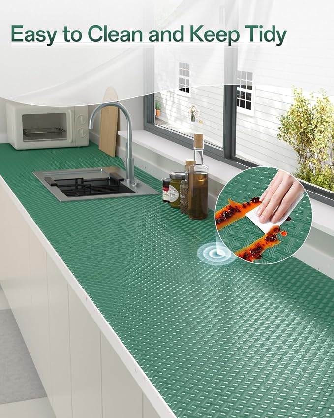 GTJ Shelf and Drawer Liner for Kitchen Cabinet Non-Adhesive Non Slip - Image 7