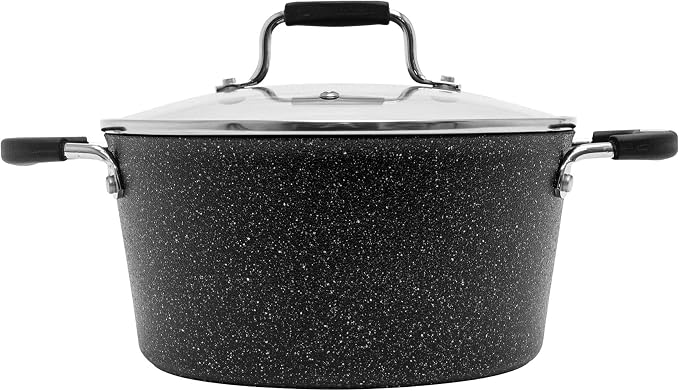 Starfrit The Rock 7PC Non-Stick Cookware Set, Forged Aluminum, Black - Image 10