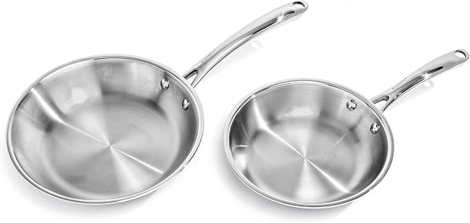 Berghoff Professional Tri-ply 8" Frying Pan,18/10 Stainless Steel - Image 8